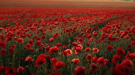 Obraz premium field of poppies