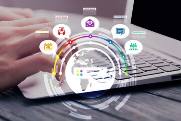 Accurate forecasting plan for future, data graph