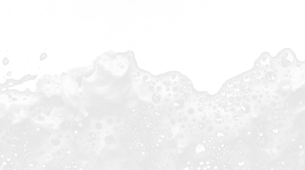 white water splashing isolated on white or transparent png