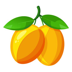 illustration of mangos