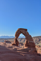 delicate arch in arches