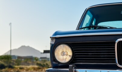 Passenger side headlight