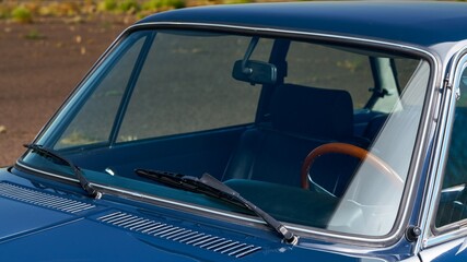 Obraz premium Windshield of a car 