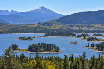lake in the mountains