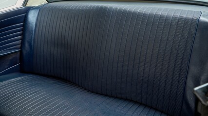Back seat in a car