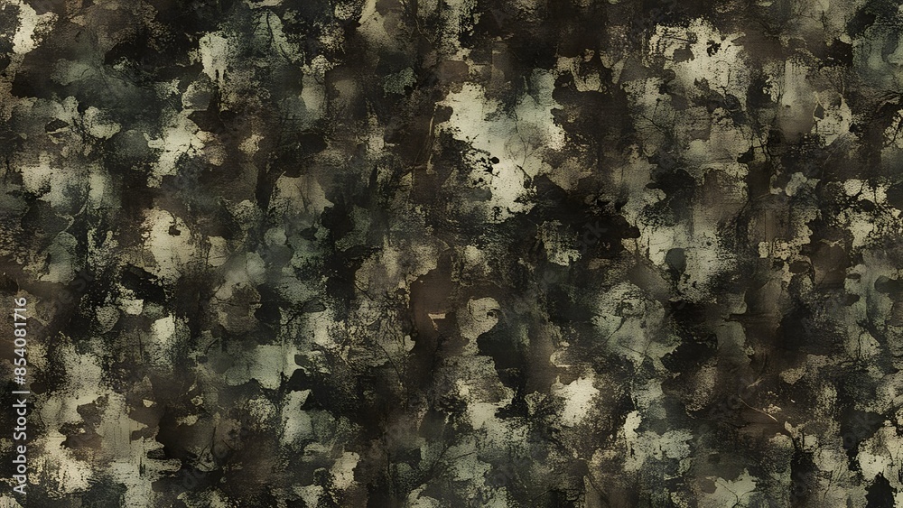 Wall mural 
camouflage military background forest hunting background, dirty design