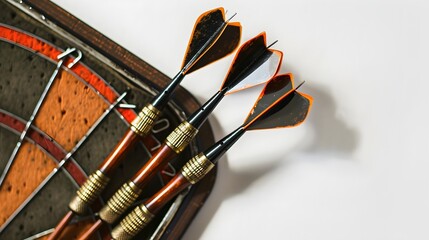 Precision Target Archery Darts Bullseye Accuracy Competition Sharp Focus