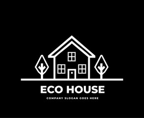 Eco house logo company