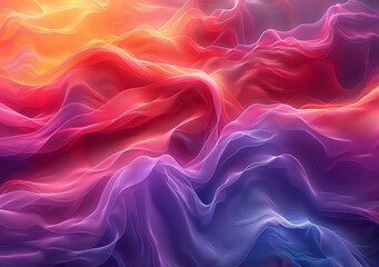 Obraz premium Vibrant Spectrum Waves in Abstract Vector Art - Colorful Gradient Background with Flowing Lines and Dynamic Patterns for Modern Graphic Designs