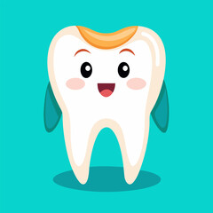 Explore the magnificence of the human tooth with this vector illustration