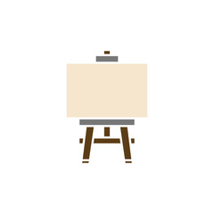 paint easel icon illustration