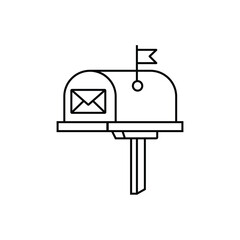 mailbox icon illustration