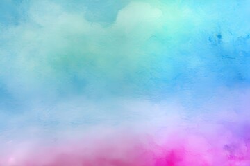 Fototapeta premium 水色の水彩画アブストラクト背景、にじみ