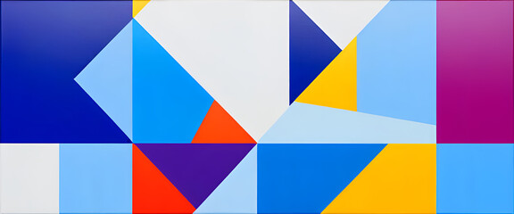 abstract and contemporary illustration with geometric shapes and patterns