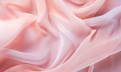 Obraz premium Cloth. Fabric texture background. Chiffon. Lightness. Pink banner. Abstraction.