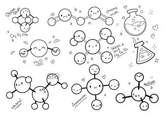 Chemestry Elements Doodle