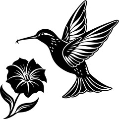 illustrate-a-silhouette-line-art-of-a-hummingbird 