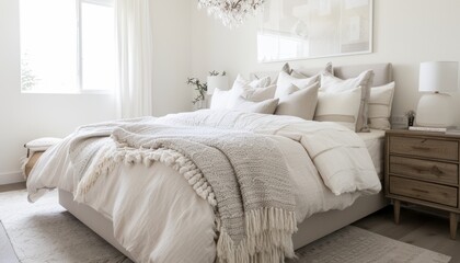 Cozy Bedroom Decor Inspiration for a Peaceful Retreat Generative AI