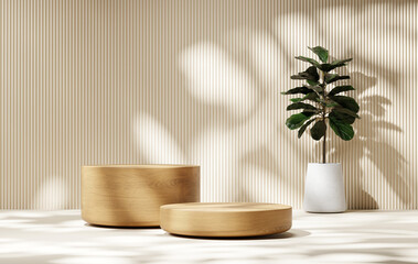 3D rendering abstract platform podium product presentation backdrop	
