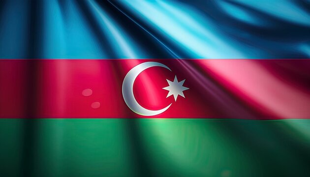 flag of Azerbaijan art