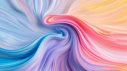 Fototapeta premium Abstract multicolored background, vibrant swirls and shapes blending seamlessly, a dynamic mix of bright hues creating a visually striking and energetic composition