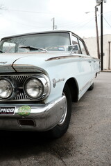 Vintage: Sky Blue Car 2