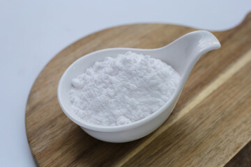 Bowl of baking soda, Sodium bicarbonate powder