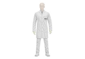 Lab Coat Mockup - Powered by Adobe