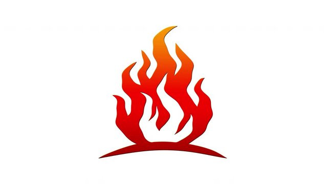 animated footage flame fire element, animated footage flame fire template