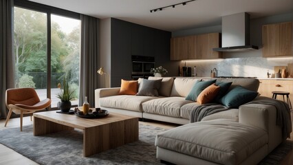 Living room in classic style