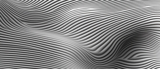 Abstract Wavy Lines Pattern