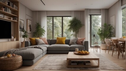 Living room in classic style