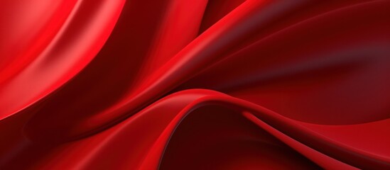 Obraz premium Abstract Red Drapery - Smooth and Elegant