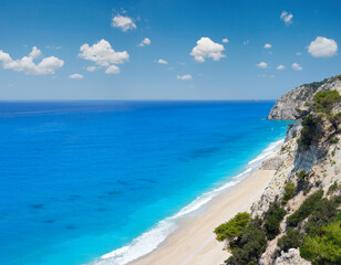 White Egremni beach (Lefkada, Greece)