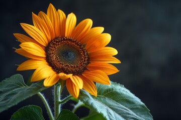 Close-up of a Vibrant Sunflower