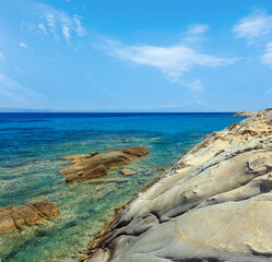Aegean sea coast (Chalkidiki, Greece).