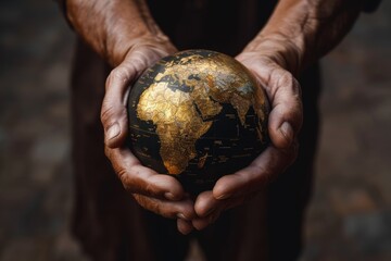 Global finance  businessman pointing at china on world globe map for strategic planning