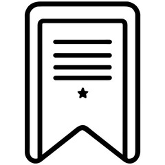 bookmark Outline Icon