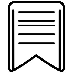 bookmark Outline Icon