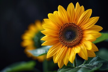 Obraz premium Close Up of a Vibrant Sunflower