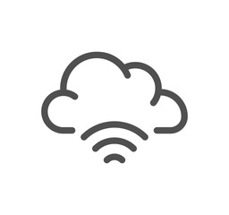 Data exchange related icon outline and linear vector.
