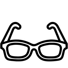 eyeglasses Outline Icon