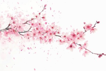 Naklejka premium Spring Floral Delight for Beauty and Wellness Generative AI