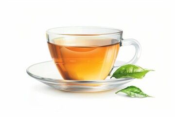 Cozy Morning Routine with Steaming Hot Tea Generative AI