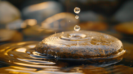 Symbolfoto zum Sprichwort: Tropfen auf den heißen Stein