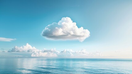 Obraz premium Whimsical Cloud Formations for Dreamy Landscapes Generative AI