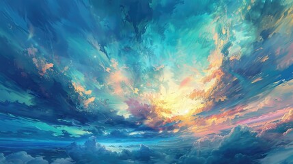 Design stunning vista of captivating sky