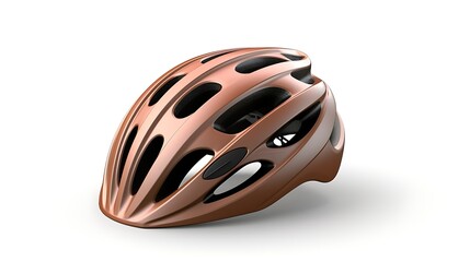 This is a high-quality 3D rendering of a bicycle helmet. The helmet has a sleek, aerodynamic design and is made of lightweight, durable materials.