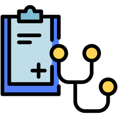 clipboard filled line icon