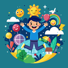 Obraz premium happiness